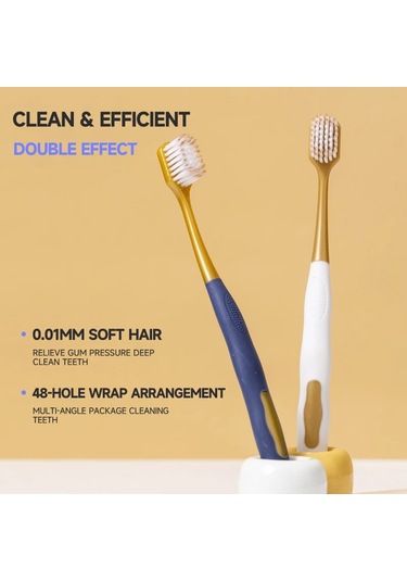 Diş Fırçası Yetişkin Yumuşak Saç Ev Ev Kürk - Geniş Kafa Ultra