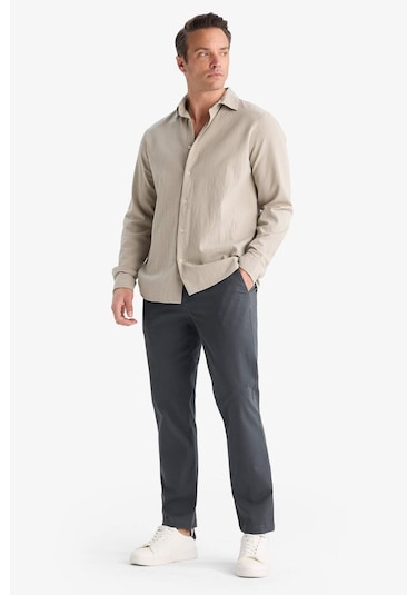 Defacto Regular Fit Normal Kesim Düz Paça Chino Pantolon D7349ax25auar9 Antrasit Defacto Regular Fit Normal Kesim Düz Paça Chino Pantolon D7349ax25auar9 Antrasit