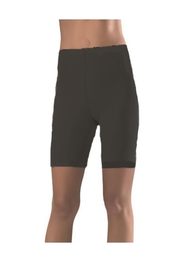 Kadın Lazer Kesim Lohusa Toparlayıcı Uzun Şort Korse Siyah