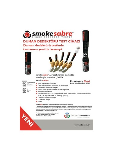 DUMAN DEDEKTÖRÜ TEST SPREYİ EL TİPİ 150 ML