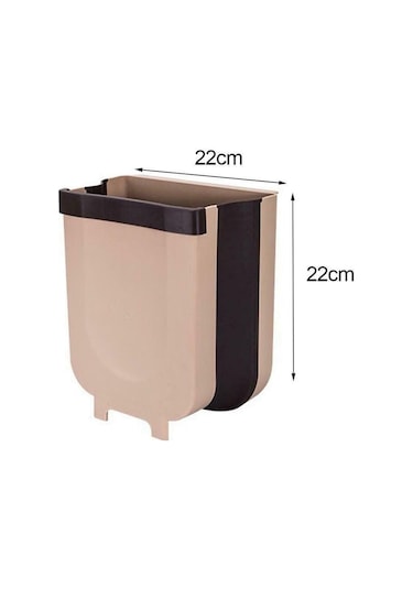 Beyaz Mayitr Mutfak Dolabı Kapı Asılı Çöp Kutusu Çöp Kutusu Katlanabilir Çöp Konteyneri Beyaz