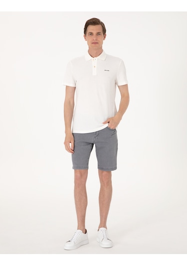 Pierre Cardin Erkek Ekru Tişört 50309946-vr019 Ekru