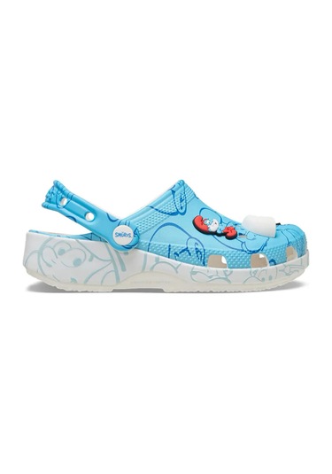 Crocs Smurfs Classic Clog Unisex Çocuk Terlik 210821 Mavi