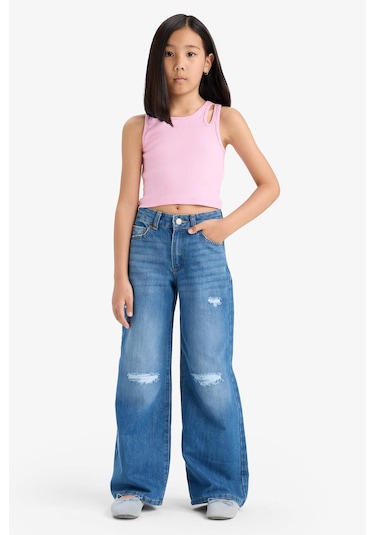 Defacto Kız Çocuk Bisiklet Yaka Atlet C4607a825hspn666 Pembe Defacto Kız Çocuk Bisiklet Yaka Atlet C4607a825hspn666 Pembe