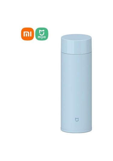 Mijia Mini Isı Ve Soğuk Saklama Bardağı 350ml - Çift Katlı Vakum Teknolojisi, Gıda Grubu Paslanmaz Çelik, 170g Hafif, Mavi