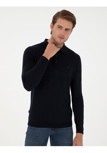 Pierre Cardin Erkek Lacivert Kazak /triko 50296623-vr033 Lacivert