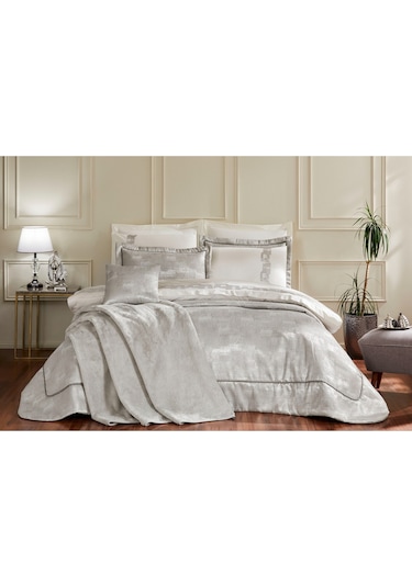 Özdilek Modernes Çeyiz Seti 11 Parça Gümüş Çok Renkli