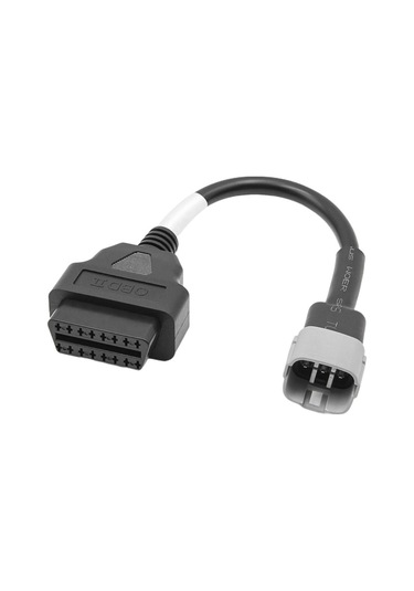 Motor Durum Monitörü, Suzuki Uyumluluğu İçin Isıya Dayanıklı Motosiklet Obd2 Teşhis Kablosu, Dayanıklı Plastik Metalden Hafif Adaptör