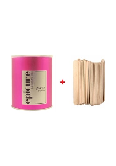 Epicure Titanyum Pudralı Konserve Sir Ağda 800 Ml + 100 Adet Ahsap Spatula