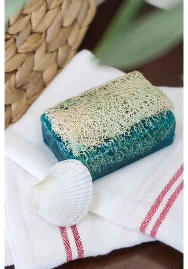 Doğal Kabak Lifli Okyanus Kokulu Sabun 120 Gr. İkili Set