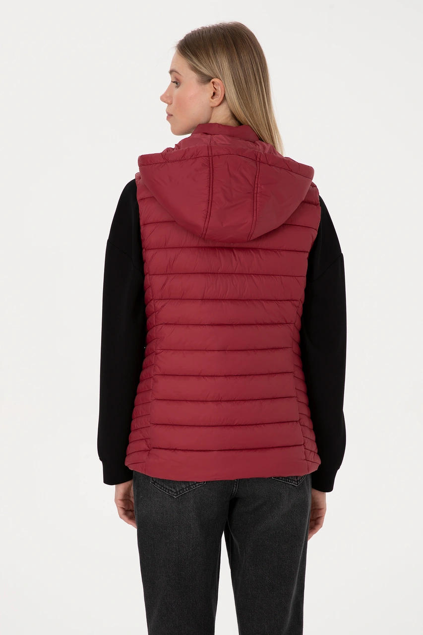 U.s. Polo Assn. Kadın Yelek Dokuma 50307992-vr104 Koyu Frambuaz/dark Raspberry