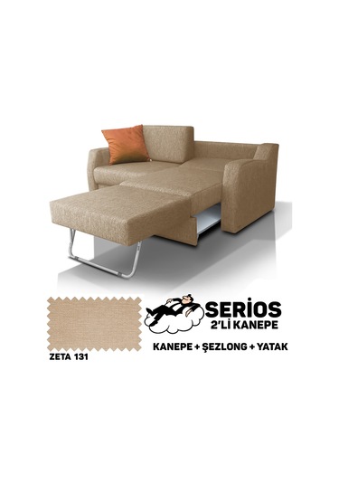 Serios Şezlonglu Yataklı Kanepe - Zeta 131