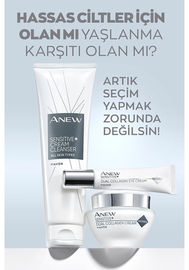 Avon Anew Sensitive Hassas Ciltlere Özel İkili Kolajen Göz Kremi