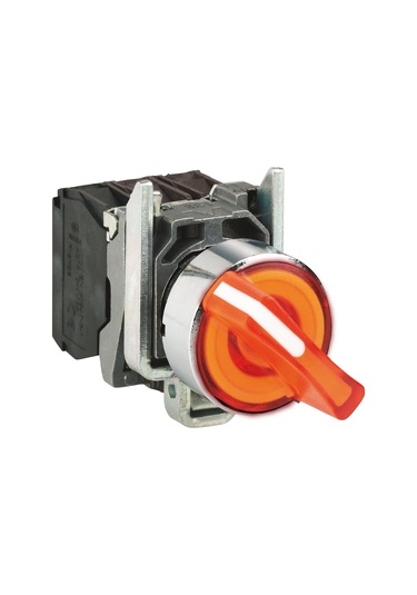 Schneider Xb4bk135m5  Sarı Işıklı Mandal Buton  1na-1nk  2-0-1  2