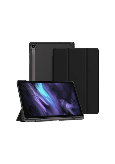 Samsung Galaxy Tab S10 Fe Plus 13.1 İnç Kılıf Smart Uyku Modlu Kalem Bölmeli