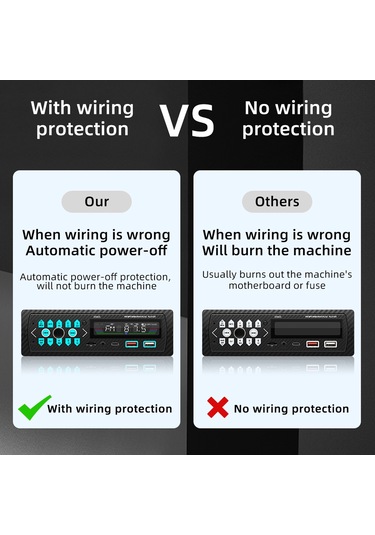 Skycity Araç Mp3 Çalar Bluetooth 5.0免提 Usb/sd Kart Destekli 60w 4 Güçlü Fm Radyo Çift Usb Arabaya Entegre Müzik Sistemi