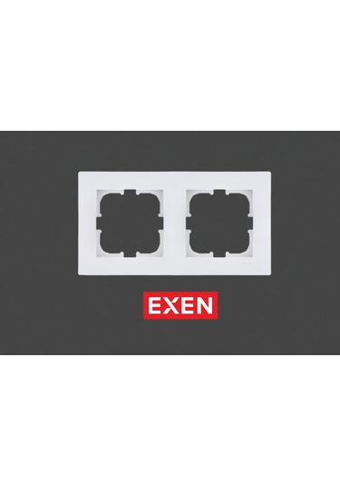 Exen Karell Beyaz İkili Çerçeve