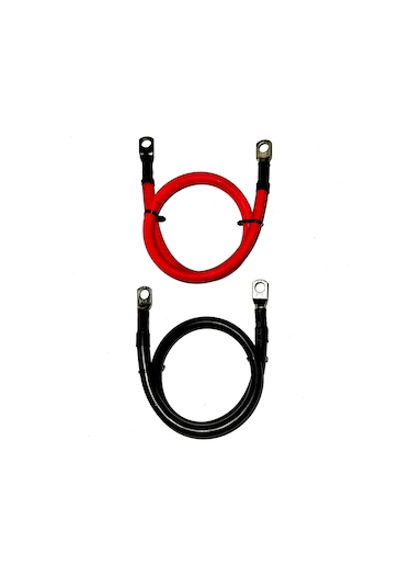 2 Adet 25 Mm2 Akü Paralel Bağlantı Kablosu 200 Cm Pabuçlu