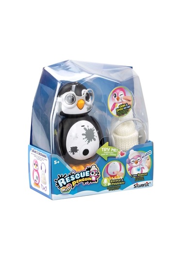 Silverlit Rescue Mini Penguen Siyah