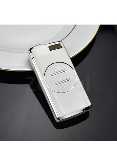 Chery Tiggo 7 Pro Anahtar Kılıfı Beyaz-silver