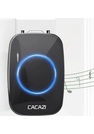 Cacazi 2 Alıcılı 1 Buton Kablosuz Kumandalı Kapı Zili