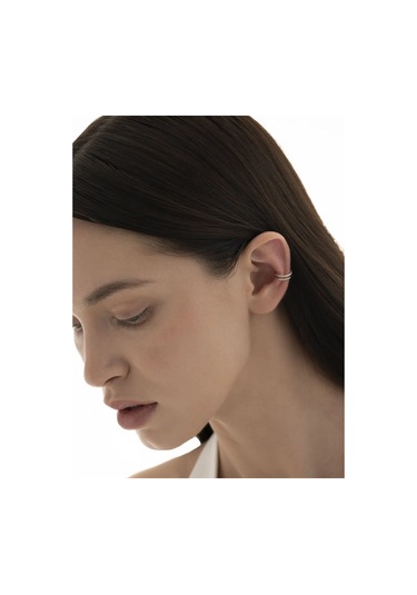 Sılverme Monoserlik Minimalist Kulak Üçgeni Kapalı Kolye Gümüş 925 94659270 Diğer