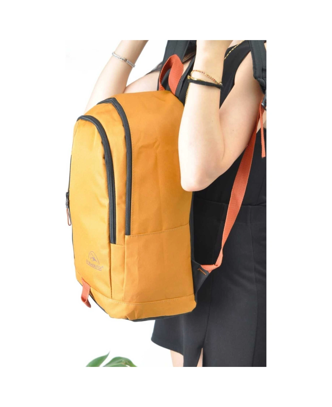 Tezzgelsin Unisex Su Geçirmez Günlük Kullanım Sırt Çantası Sarı