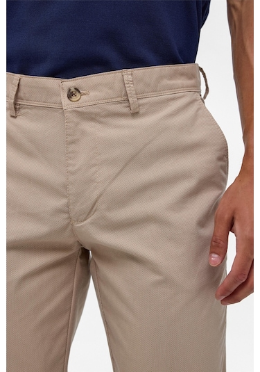 Süvari Bej Regular Armürlü  Pantolon