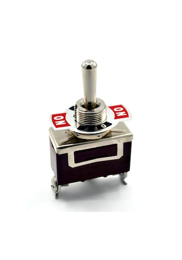 Toggle Switch 1-0-2 Yaylı Metal Anahtar 3 Pin 12v-220v 15a Yaylı