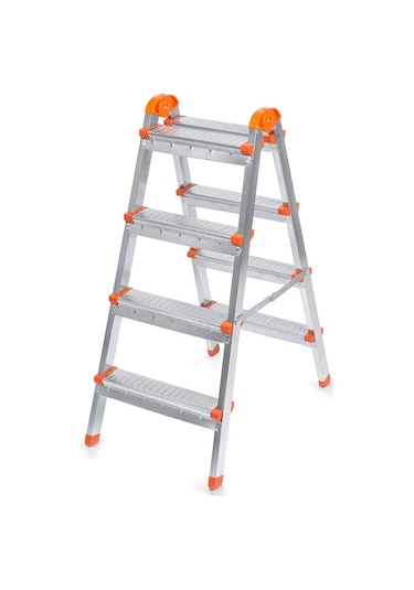 Doğrular Çift Çıkışlı 4+4 Metal Merdiven MCG12504