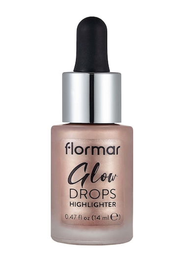Flormar Glow Drops Doğal Mineral İçeren Damlalıklı Likit Aydınlatıcı 002 Sun Glow