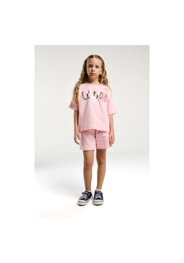 U.s. Polo Assn. Kız Çocuk Somon Pijama Takım 50312484-vr047 SOMON