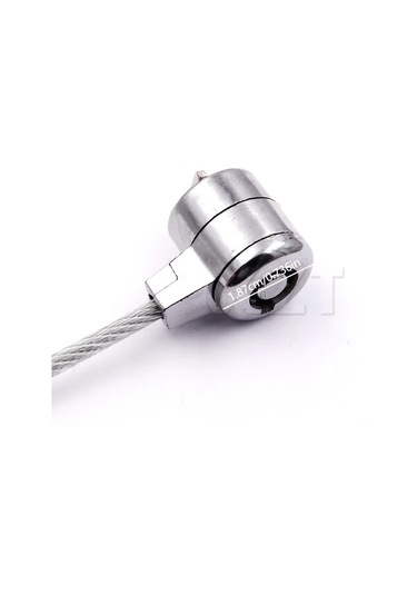 Fochsia Yaonuo Taşınabilir Dizüstü Bilgisayar Kilidi 43 31 İnç Kablo Güvenlik Kiliti Gümüş