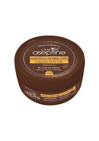 Cire Aseptine Kakaolu SPF 2 Güneş Yağı 100 ML