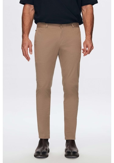 Twn Slim Fit Vizon Armürlü Chino Pantolon 3ecc3ph013451 Vizon