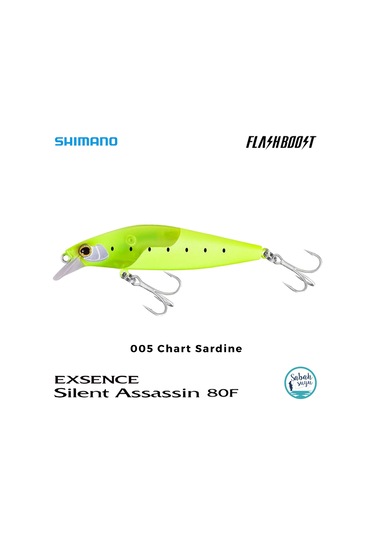 Shimano Silent Assassin Flash Boost 80f 8cm 10gr 005 Chart Sardine