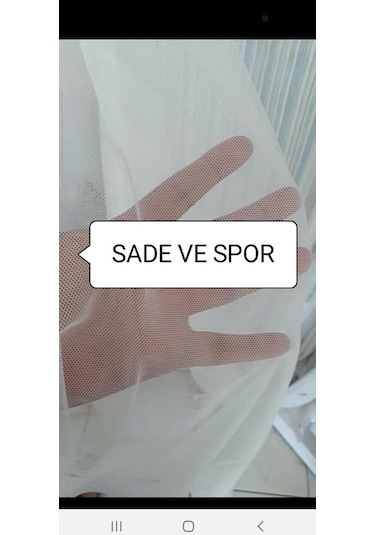 Çubuklu Briz Perde Mutfak Kapi Camları Için Düz Ultra Briz Tül (372277956)