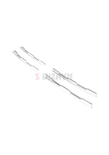 S-dizayn Renault Express Krom Ön Panjur 4 Prç 2021 Üzeri