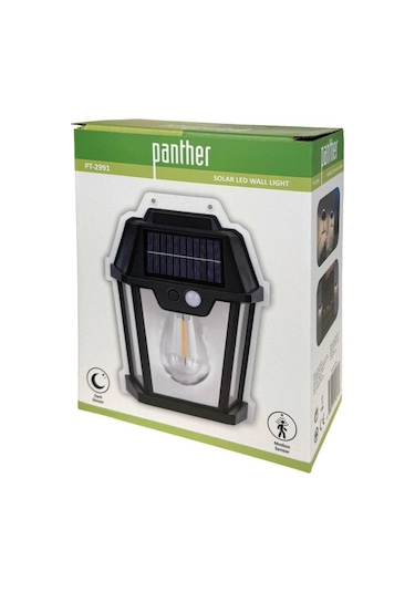 Panther Pt-2991 Solar Led Duvar Lambası