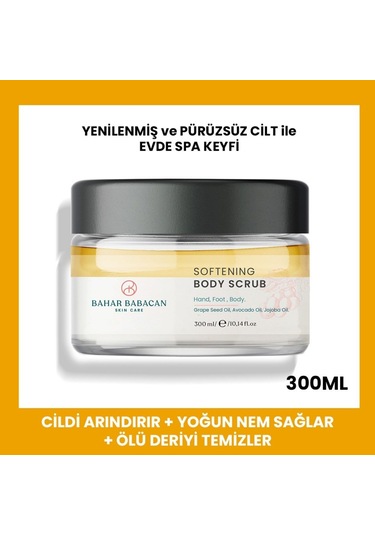 Bahar Babacan Jojoba Yağı Özlü El Ayak ve Vücut Peeling 300 ML + El ve Ayak Kremi 75 ML