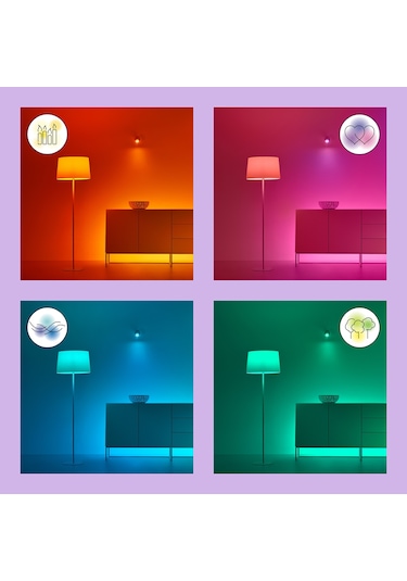 Wiz Imageo Up&Down Spots 2x5W RGB (Beyaz)