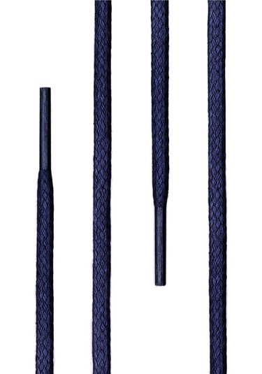 100 Cm 4 Mm Lacivert Yuvarlak 1 Çift Ayakkabı Bağcığı Lacivert