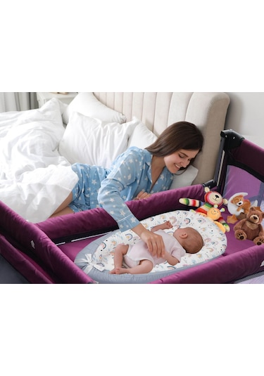 Holmer Maxi Comfort Coolstyle Anne Yanı Oyun Parkı Beşik