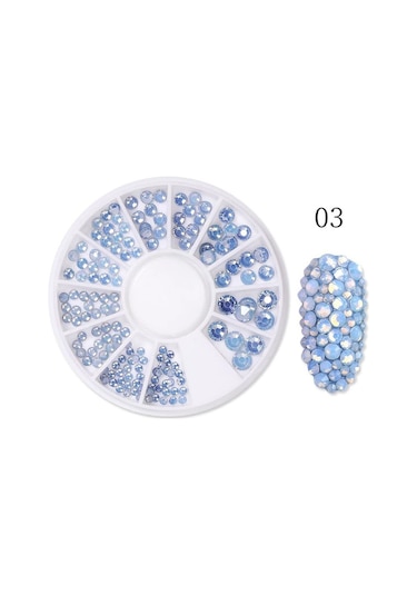 Ur Sugar Blue Mavi İ Süsleme Taş Seti