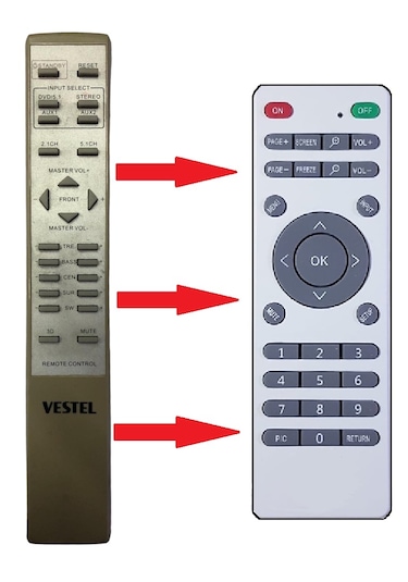 Speeduf Akai Ss-4300 Ss-4380 Ses Sistemi Kumandası