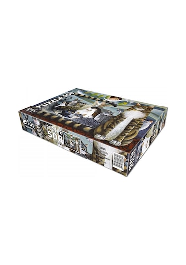 Star Puzzle 500 Parça Kedi Ailesi Puzzle