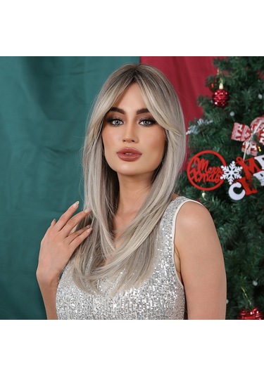 Kadın Cosplay Peruk Şenlikli Parti Kıvırcık Peruk Gerçekçi Dalgalı Peruk Doğal Görünümlü Peruk Kadınlar İçin