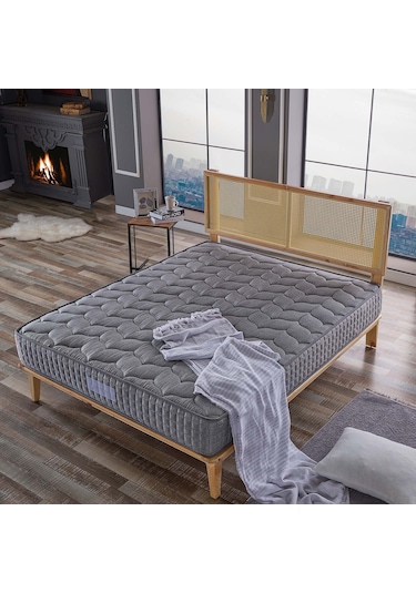 US. Sleeping Full Ortopedik Hybrid Kuş Tüyü Yaylı Yatak (22 CM) 90X190