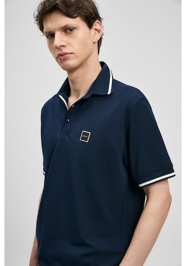 Lufian Grom Smart Erkek Polo Tişört Lacivert Lacivert 111040232100200 Lacivert