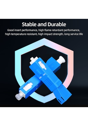 Yaozixa Sc Erkekden Lc Dişeye Fiber Optik Adaptörü - Yüksek Verimli, Düşük Kayıp, 1200-1600nm Dalga Boyu, 1000+ Tak-çık